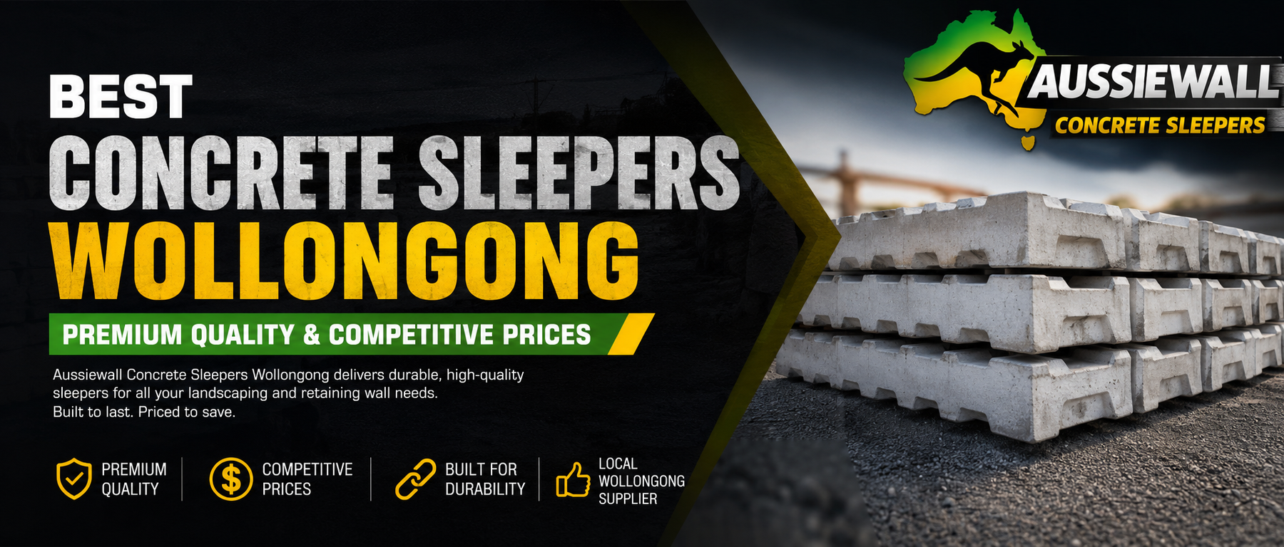 Best Concrete Sleepers Wollongong – Premium Quality & Competitive Prices
