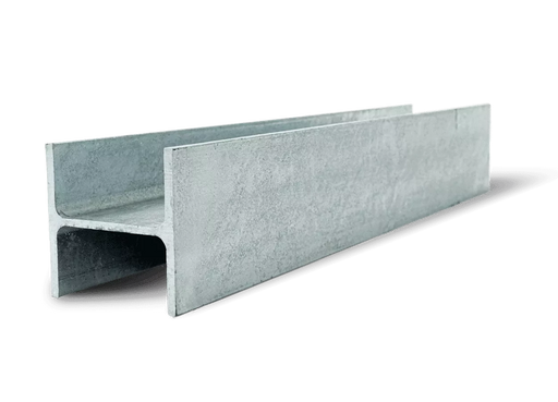 Short Steel Posts Galvanised Steel Posts for Concrete Sleepers 75/80mm — Aussie Wall ...