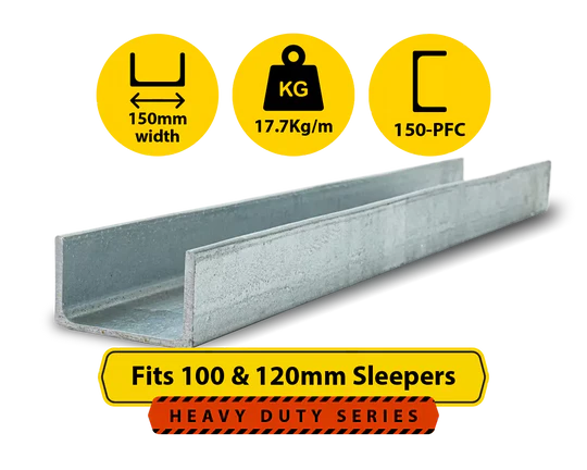 C Section Steel End Post (150PFC)