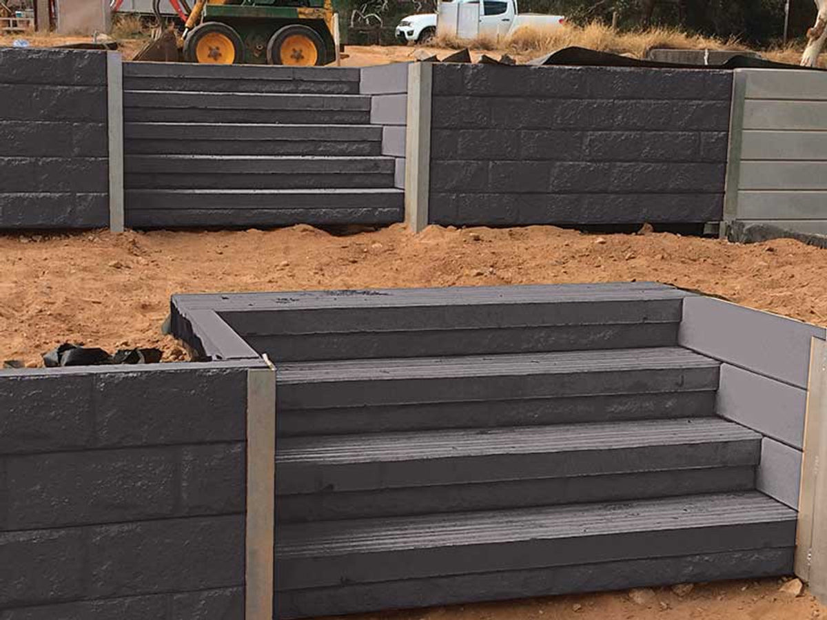 Concrete Step Kits Sydney - Ashwood Step Kit — Aussie Wall Concrete ...